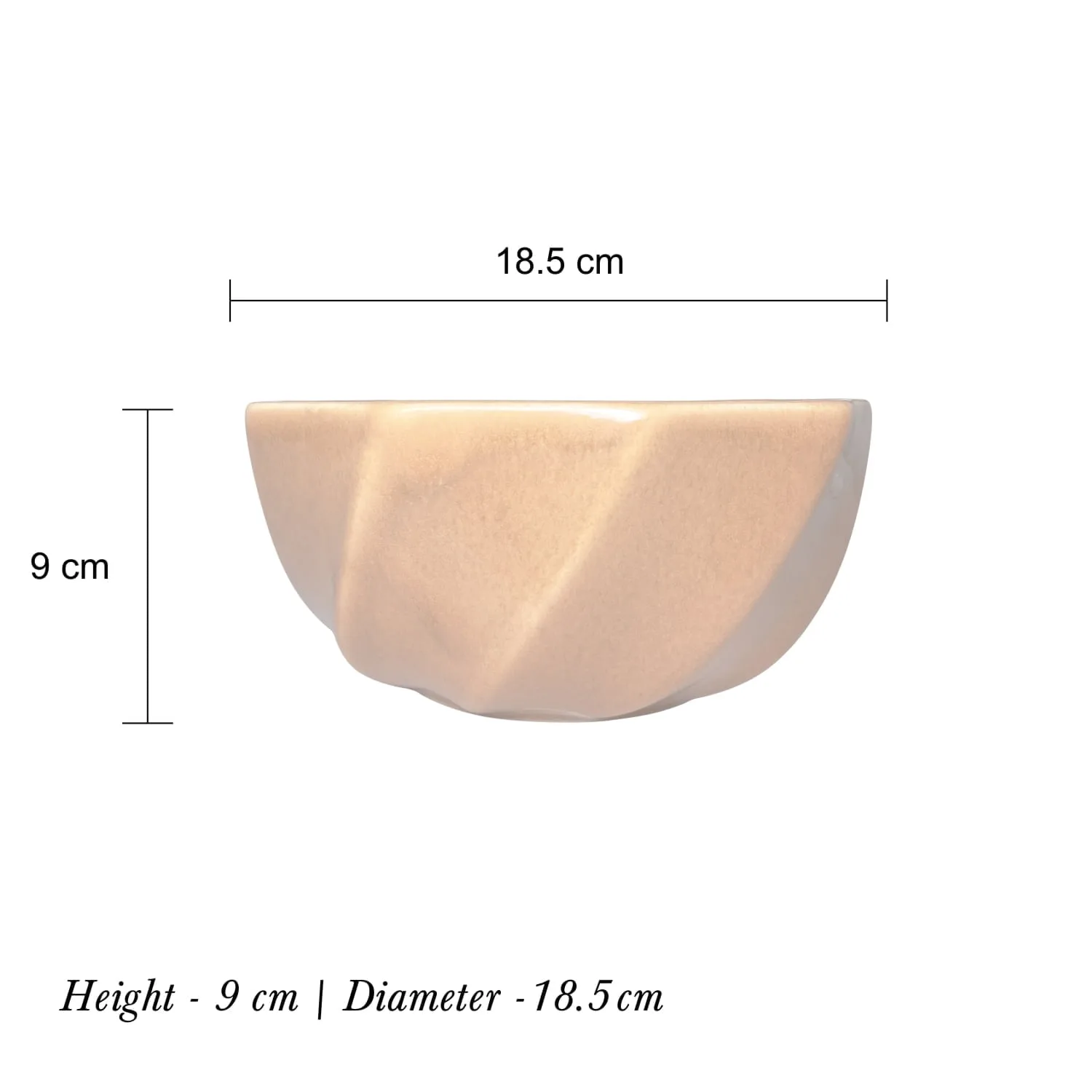 Studio Collection Orange Rustic Glazed Large Ceramic Serving Bowl - Image 5