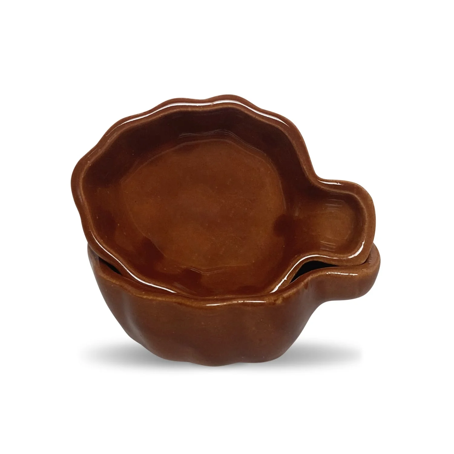 Fine Dining & Living - Deep plate 20xH3,5cm brown Lova