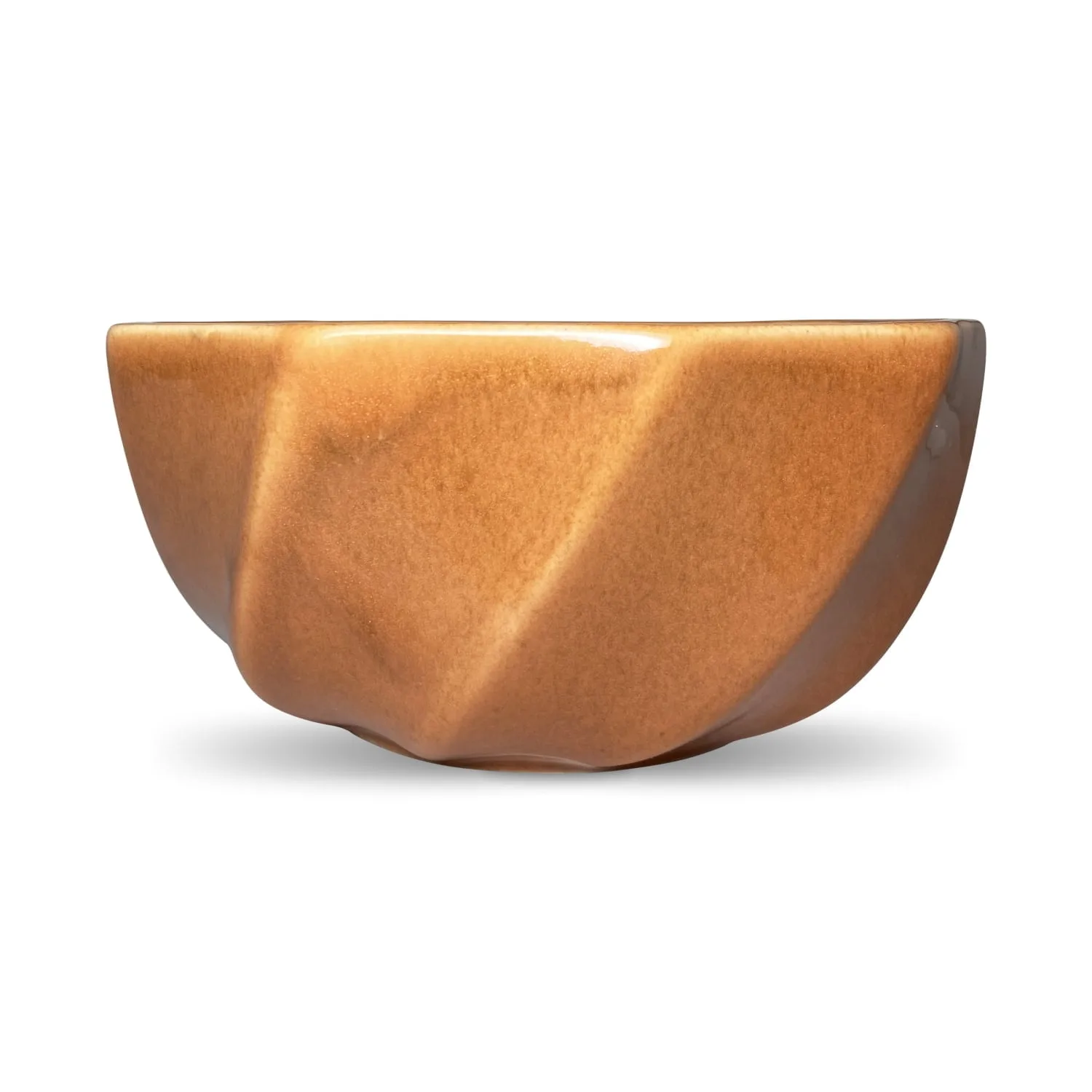 Studio Collection Orange Rustic Glazed Large Ceramic Serving Bowl - Image 4