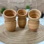 Matte Brown Kullads Set of 6